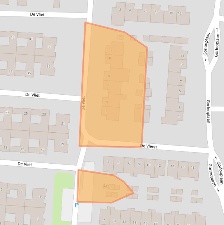 Kaart van postcodegebied 5583GK.