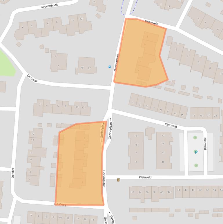 Kaart van postcodegebied 5583GN.