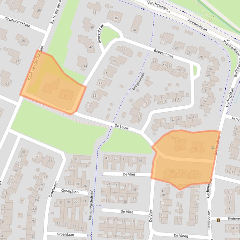 Kaart van postcodegebied 5583GP.
