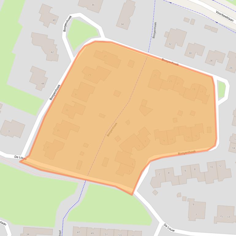 Kaart van postcodegebied 5583GT.