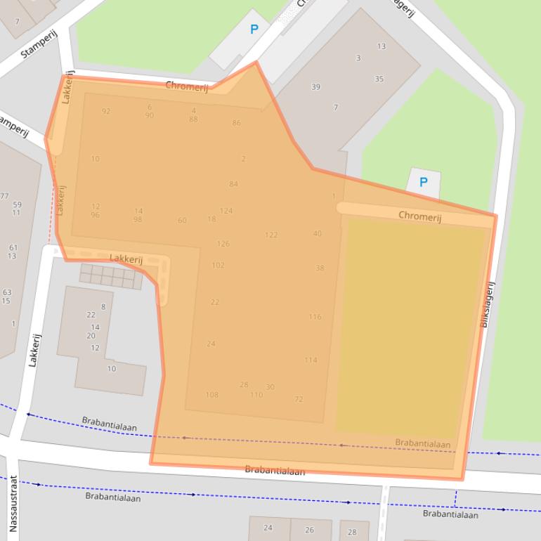 Kaart van postcodegebied 5583HJ.