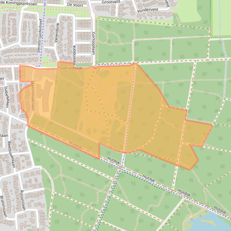 Kaart van postcodegebied 5583XG.