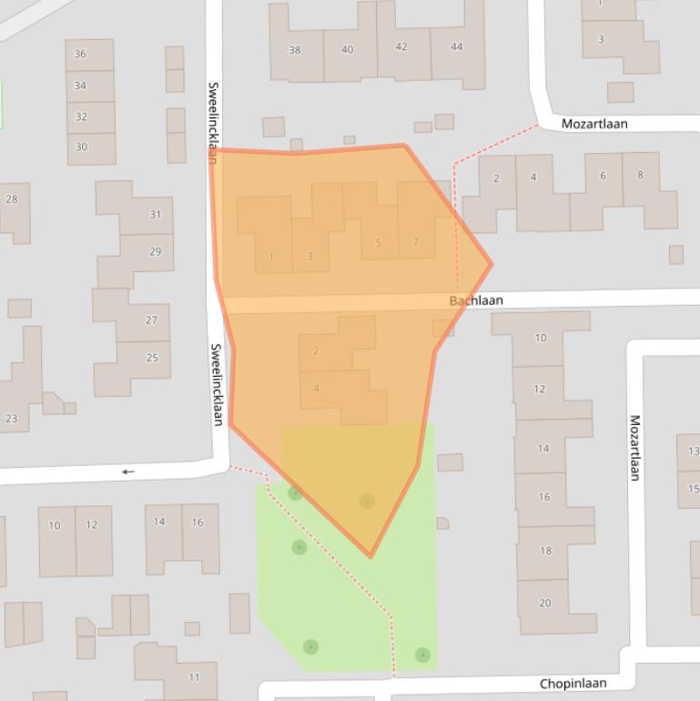 Kaart van postcodegebied 5583XN.