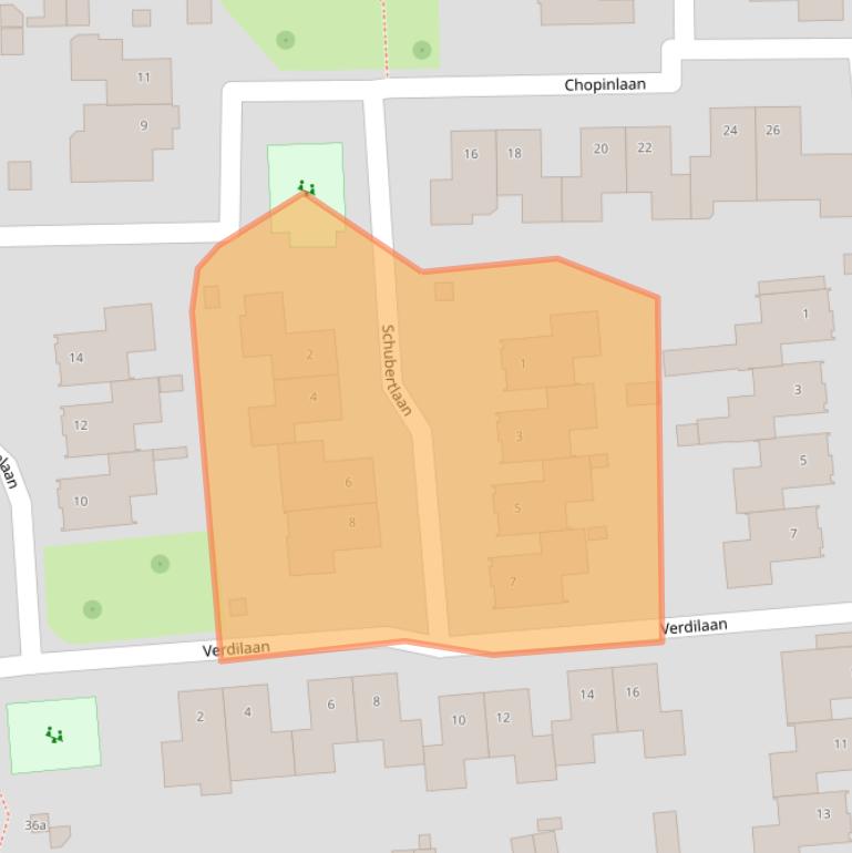 Kaart van postcodegebied 5583XW.