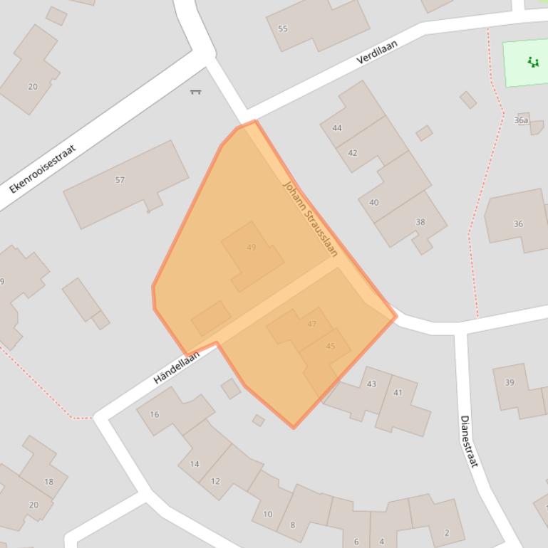 Kaart van postcodegebied 5583ZB.