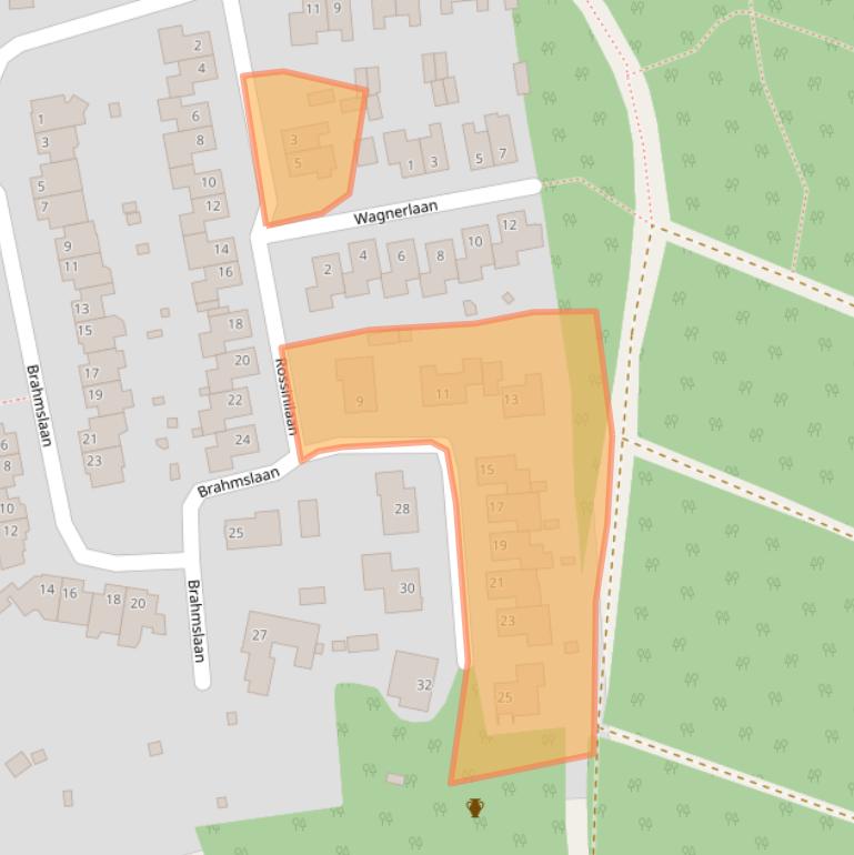 Kaart van postcodegebied 5583ZC.