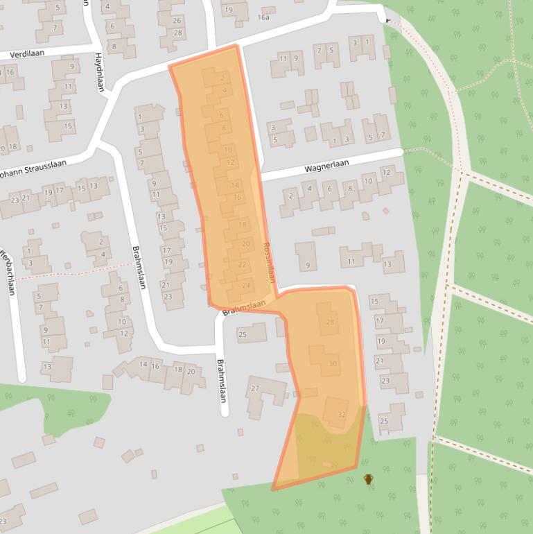 Kaart van postcodegebied 5583ZD.