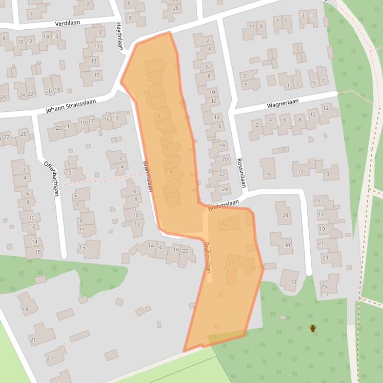 Kaart van postcodegebied 5583ZG.