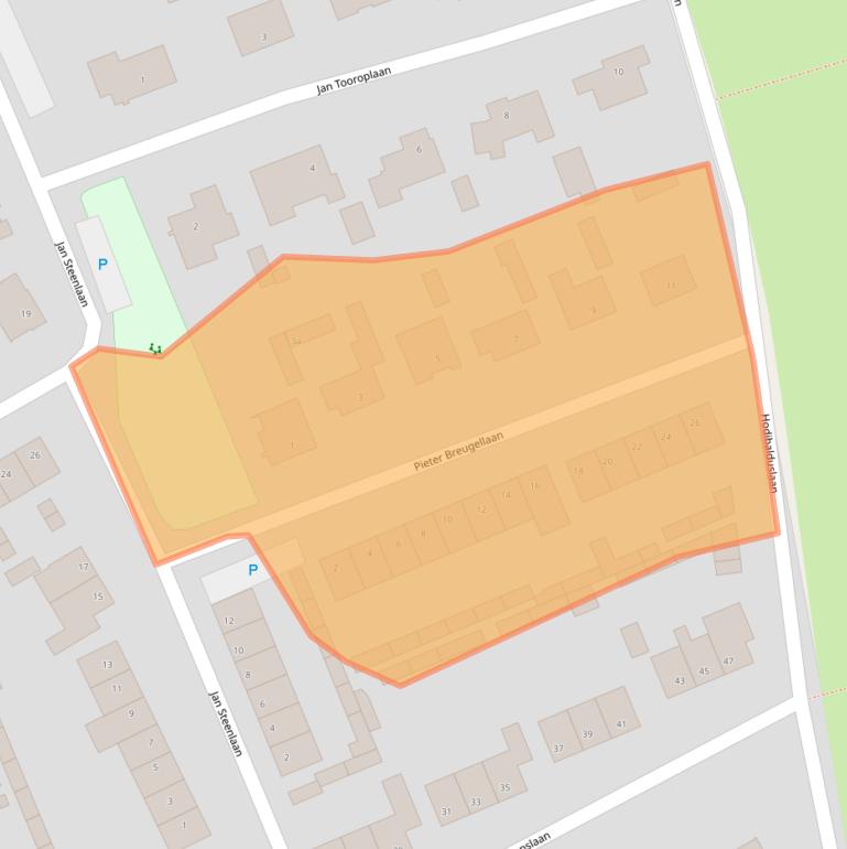 Kaart van postcodegebied 5591AM.