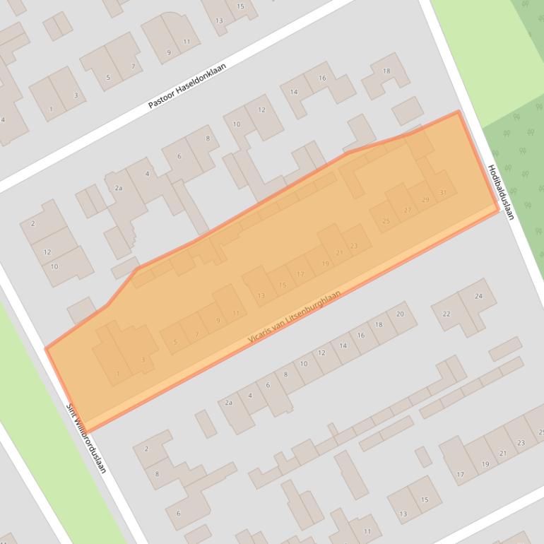 Kaart van postcodegebied 5591BJ.