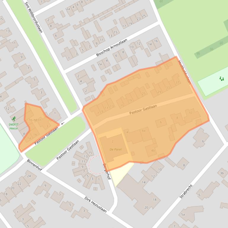 Kaart van postcodegebied 5591BM.