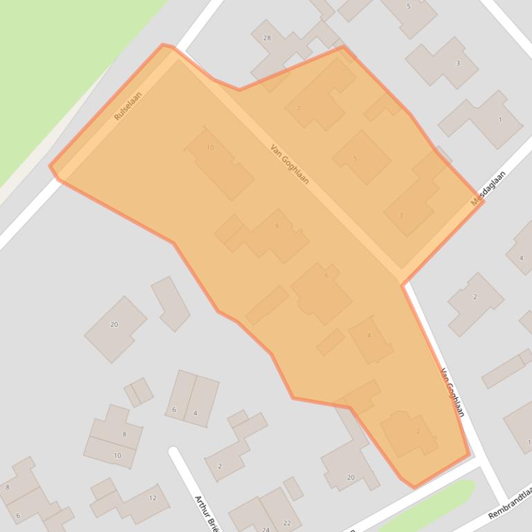 Kaart van postcodegebied 5591CB.