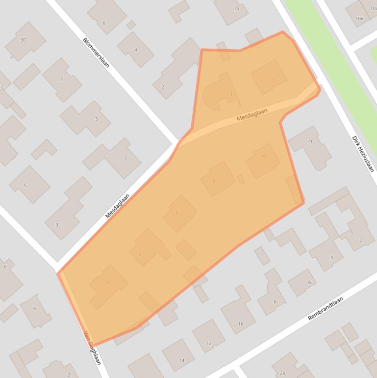 Kaart van postcodegebied 5591CD.