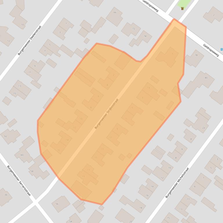 Kaart van postcodegebied 5591EL.