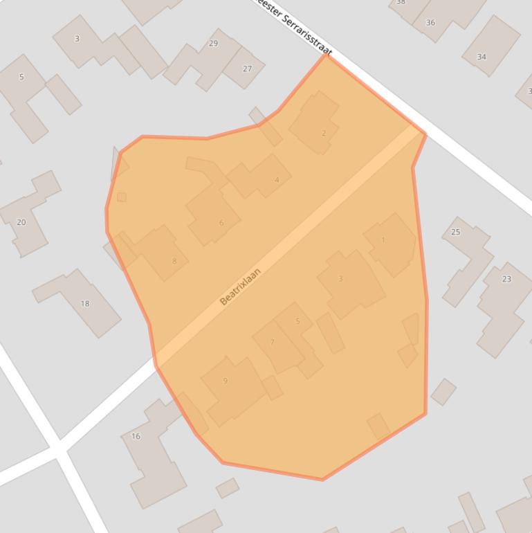 Kaart van postcodegebied 5591GC.