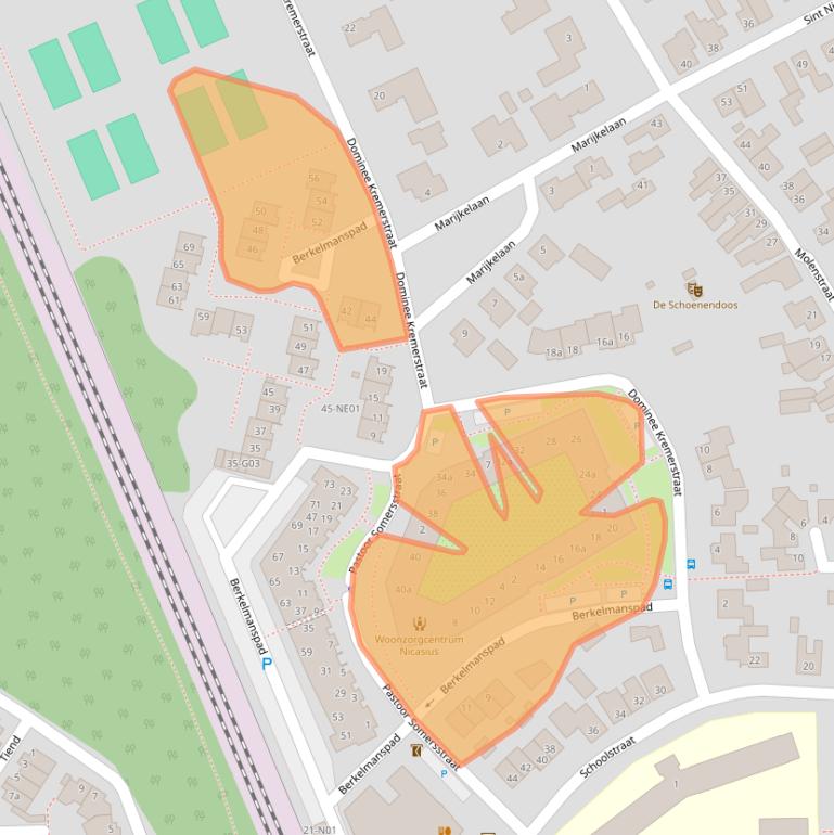 Kaart van postcodegebied 5591GK.