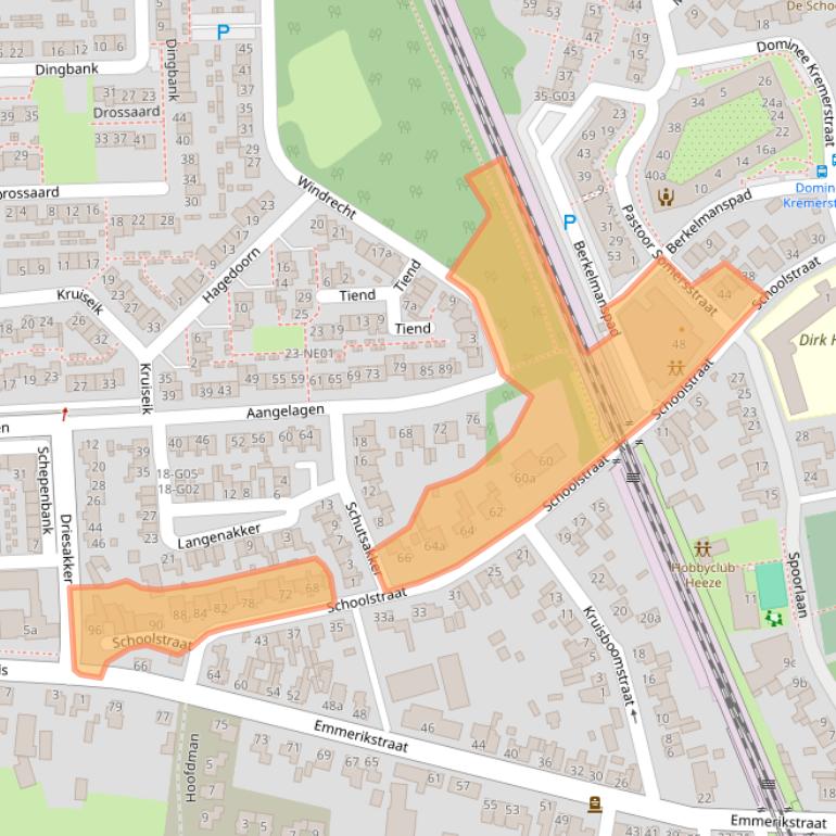 Kaart van postcodegebied 5591HM.