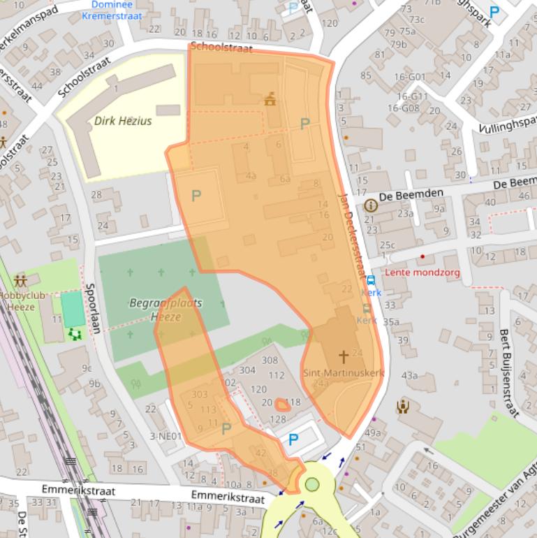 Kaart van postcodegebied 5591HS.