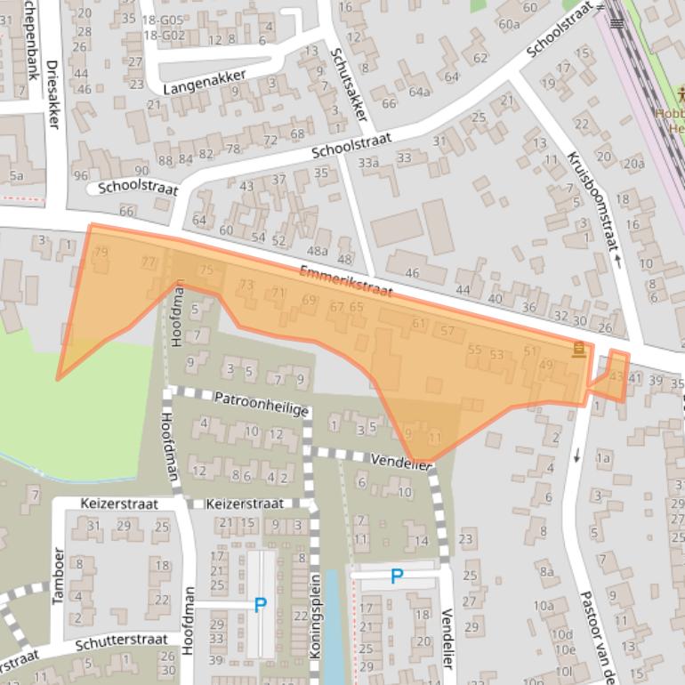 Kaart van postcodegebied 5591HX.
