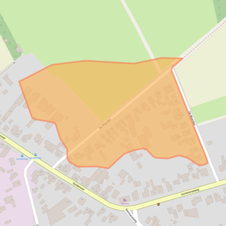 Kaart van postcodegebied 5591JT.