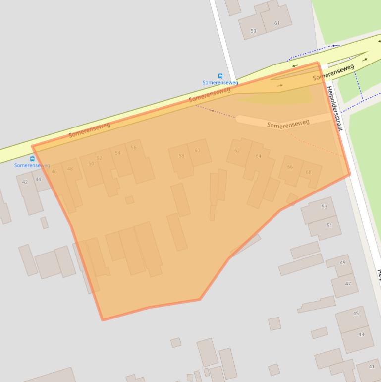 Kaart van postcodegebied 5591JX.