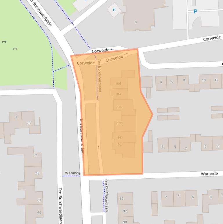 Kaart van postcodegebied 5591LD.