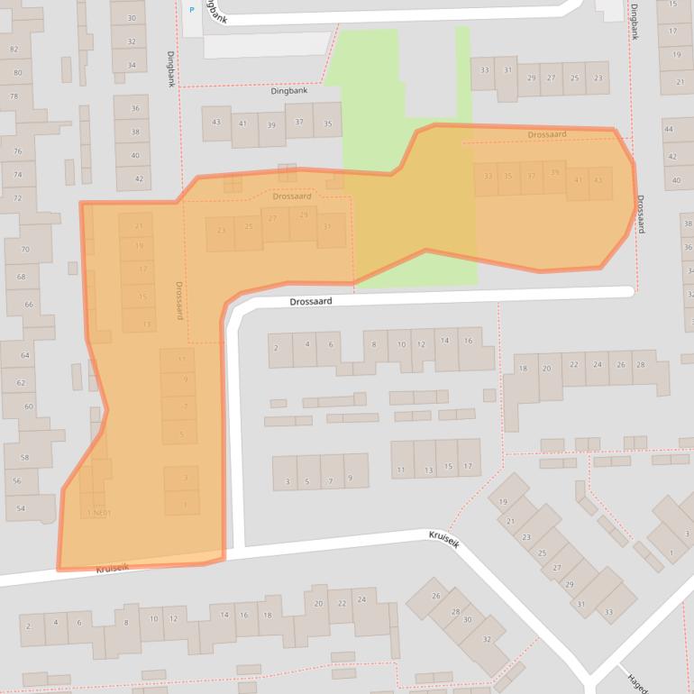 Kaart van postcodegebied 5591LH.