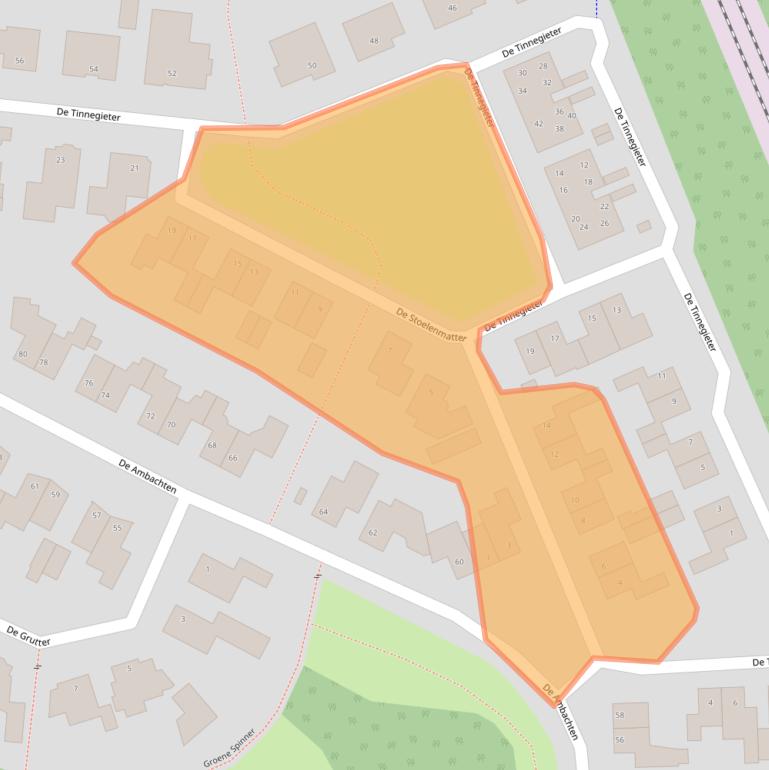 Kaart van postcodegebied 5591MP.