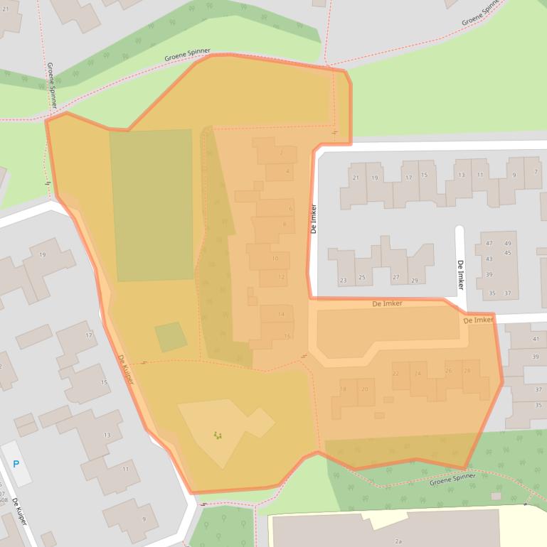 Kaart van postcodegebied 5591MX.