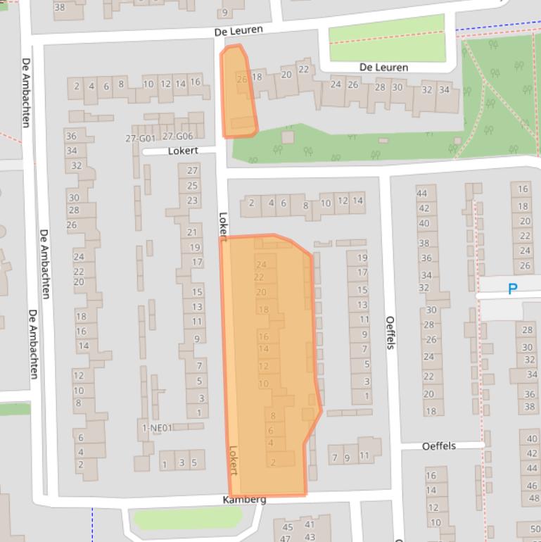 Kaart van postcodegebied 5591NC.
