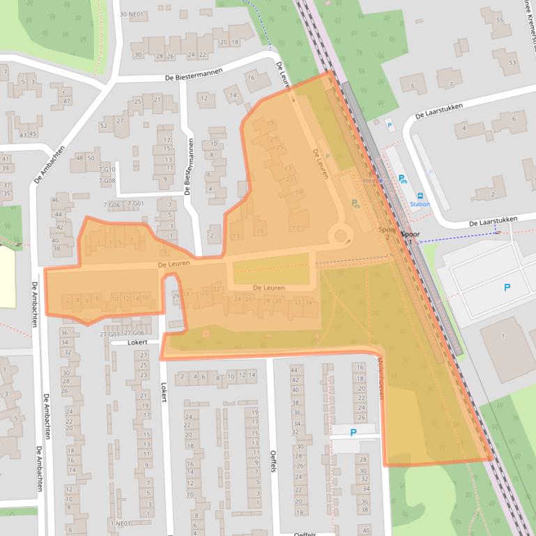 Kaart van postcodegebied 5591ND.
