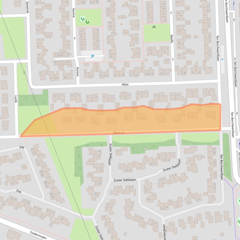 Kaart van postcodegebied 5591PA.