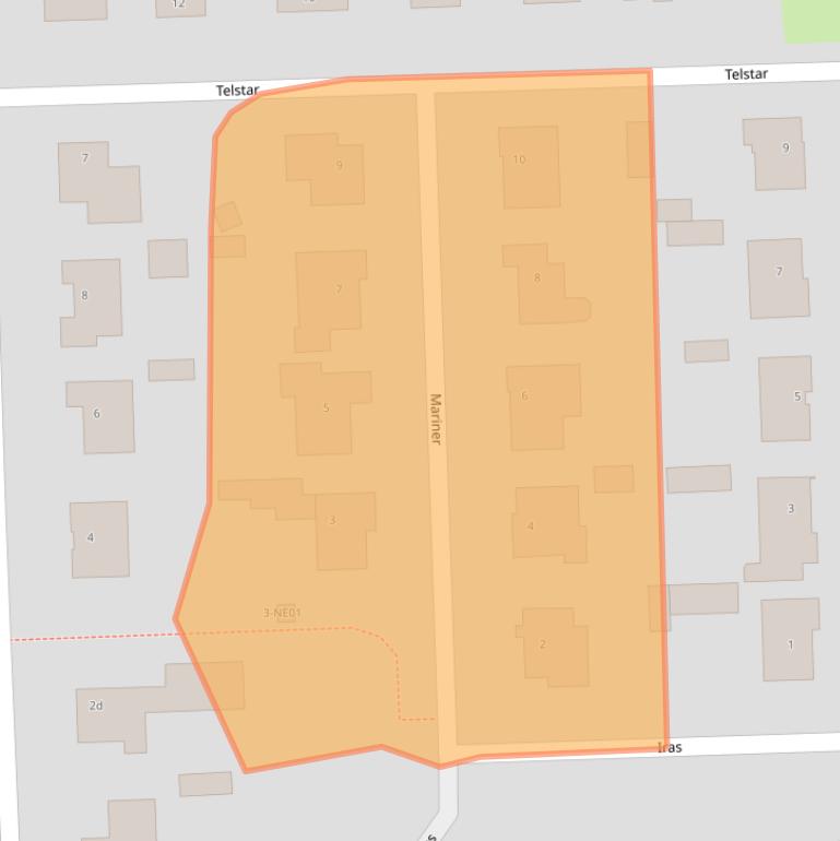 Kaart van postcodegebied 5591PD.