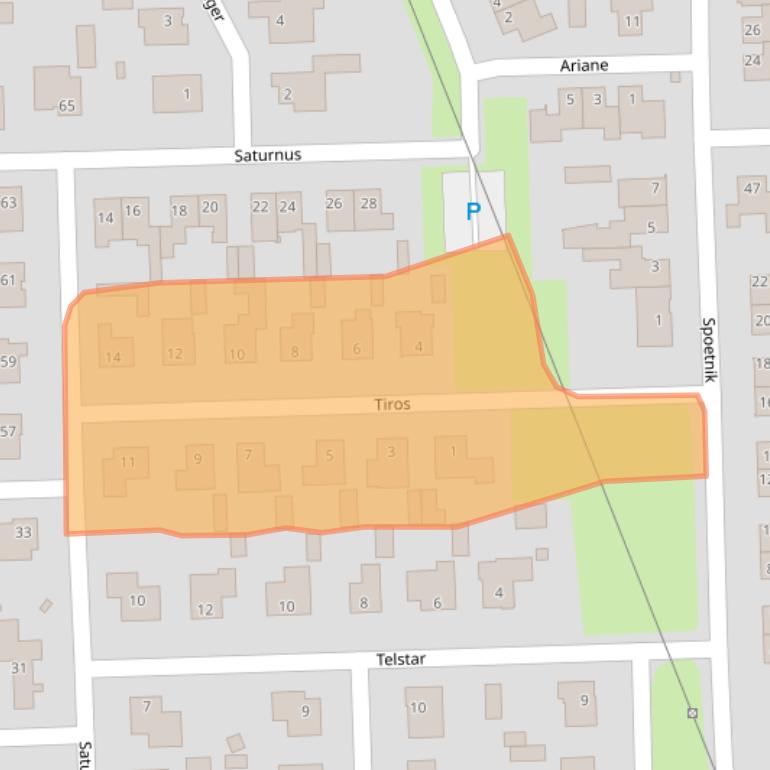 Kaart van postcodegebied 5591PH.