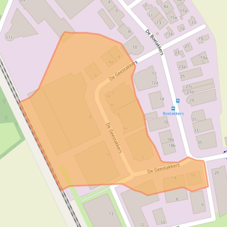 Kaart van postcodegebied 5591RC.