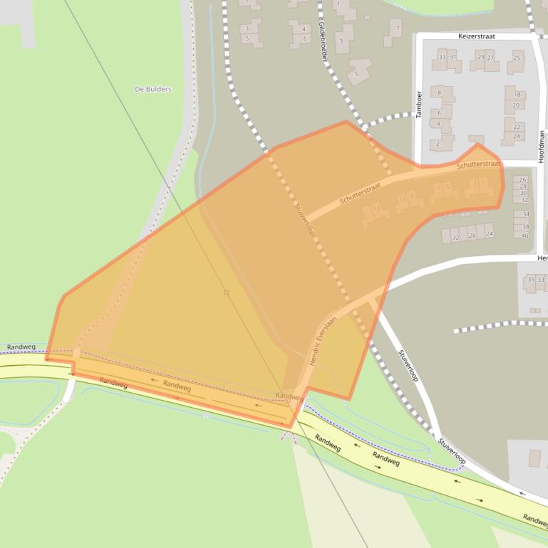 Kaart van postcodegebied 5591SV.