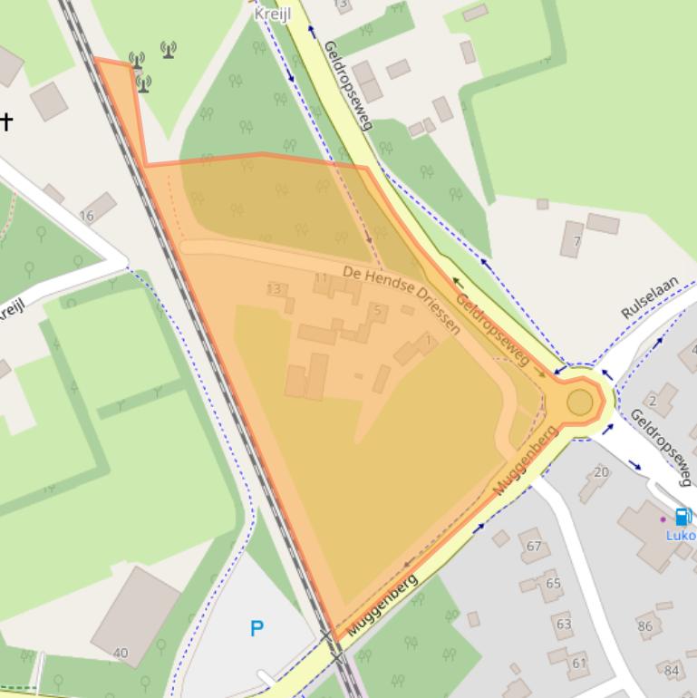 Kaart van postcodegebied 5591TS.