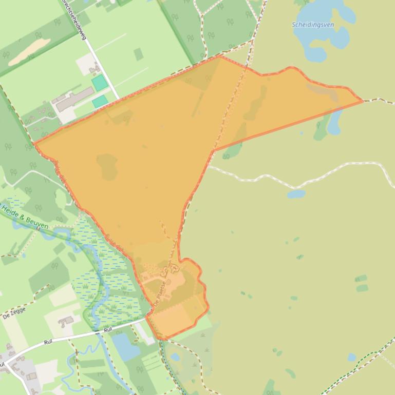 Kaart van postcodegebied 5591TX.