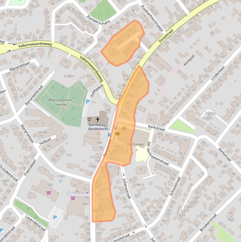 Kaart van postcodegebied 5595CD.