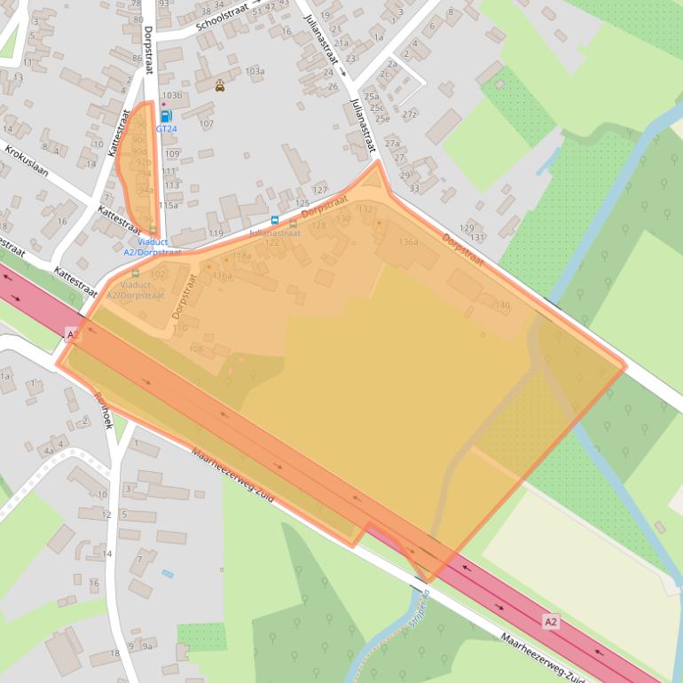 Kaart van postcodegebied 5595CK.