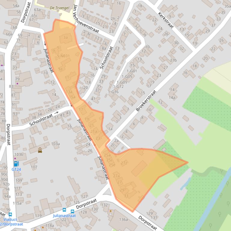 Kaart van postcodegebied 5595CM.