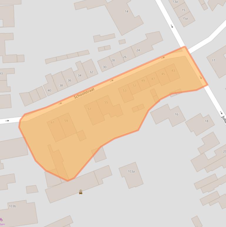 Kaart van postcodegebied 5595CR.