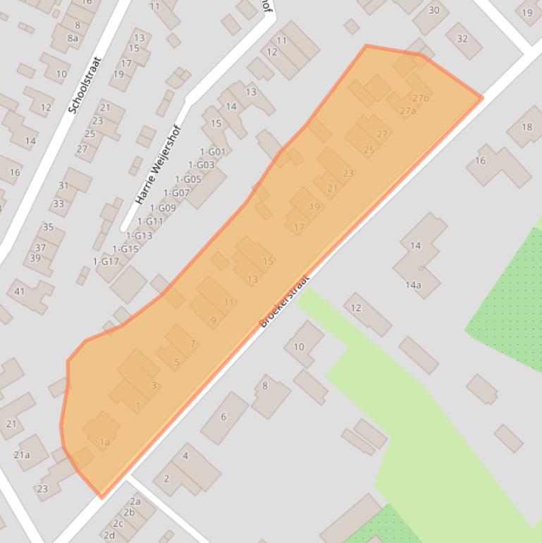 Kaart van postcodegebied 5595CT.