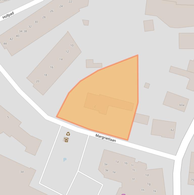 Kaart van postcodegebied 5595EB.