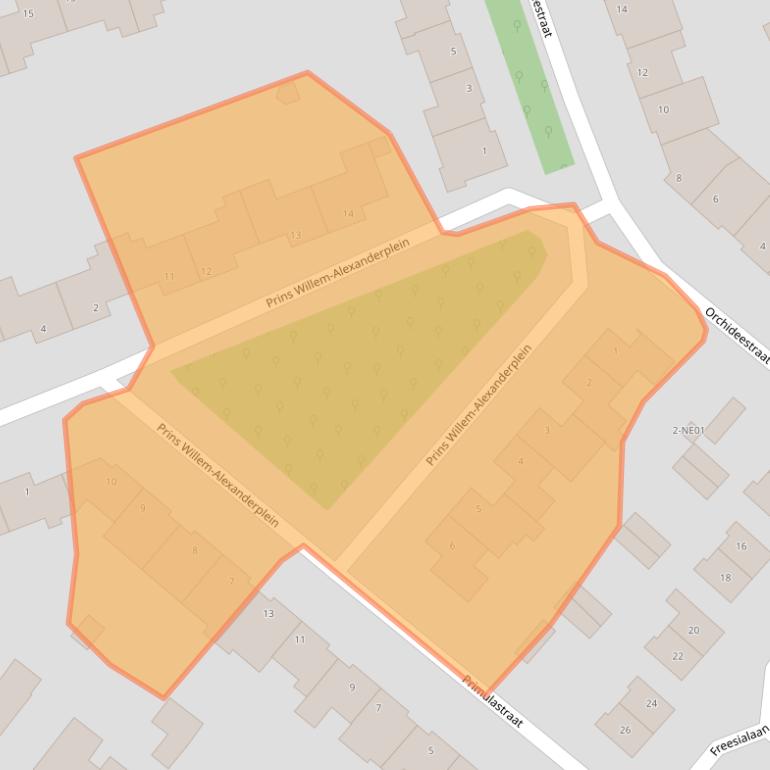 Kaart van postcodegebied 5595EK.