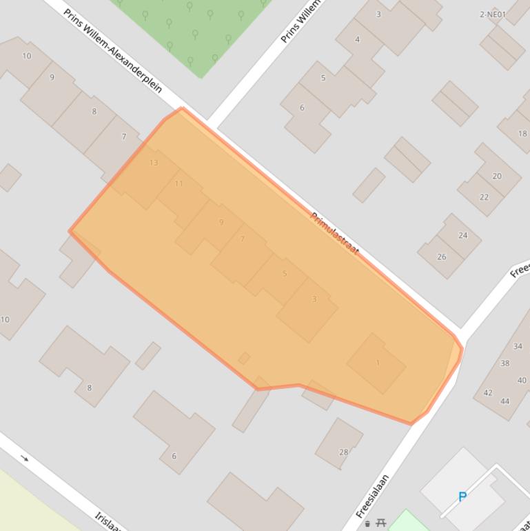 Kaart van postcodegebied 5595EL.