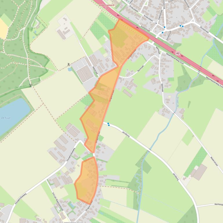 Kaart van postcodegebied 5595GC.