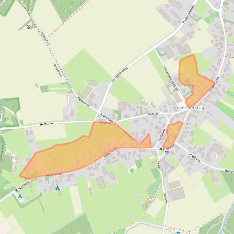 Kaart van postcodegebied 5595GD.