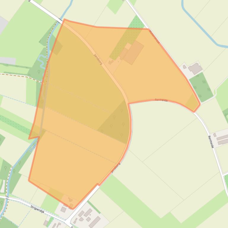 Kaart van postcodegebied 5595GR.