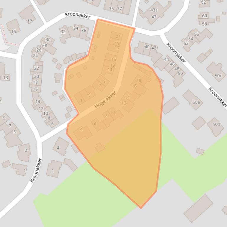 Kaart van postcodegebied 5595HN.